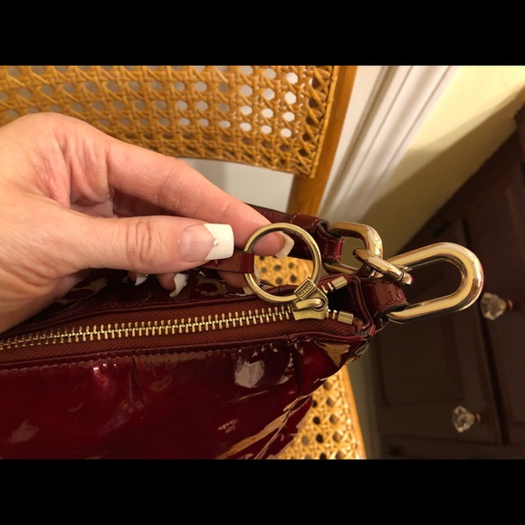 Coach Chelsea ashlyn patent f17861 crimson red bag - Picture 9 of 12